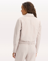Back view of model wearing Ashes Of Roses Go Jacket with AceFlex, Regular Fit.