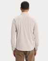 Back view of model wearing Ashes Of Roses Go Shirt Long Sleeve, Regular Fit.