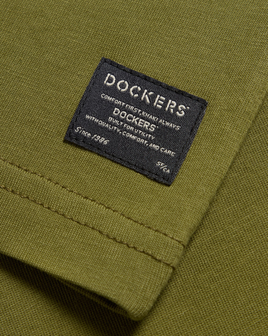 View of model wearing Avocado Crewneck Tee, Slim Fit.