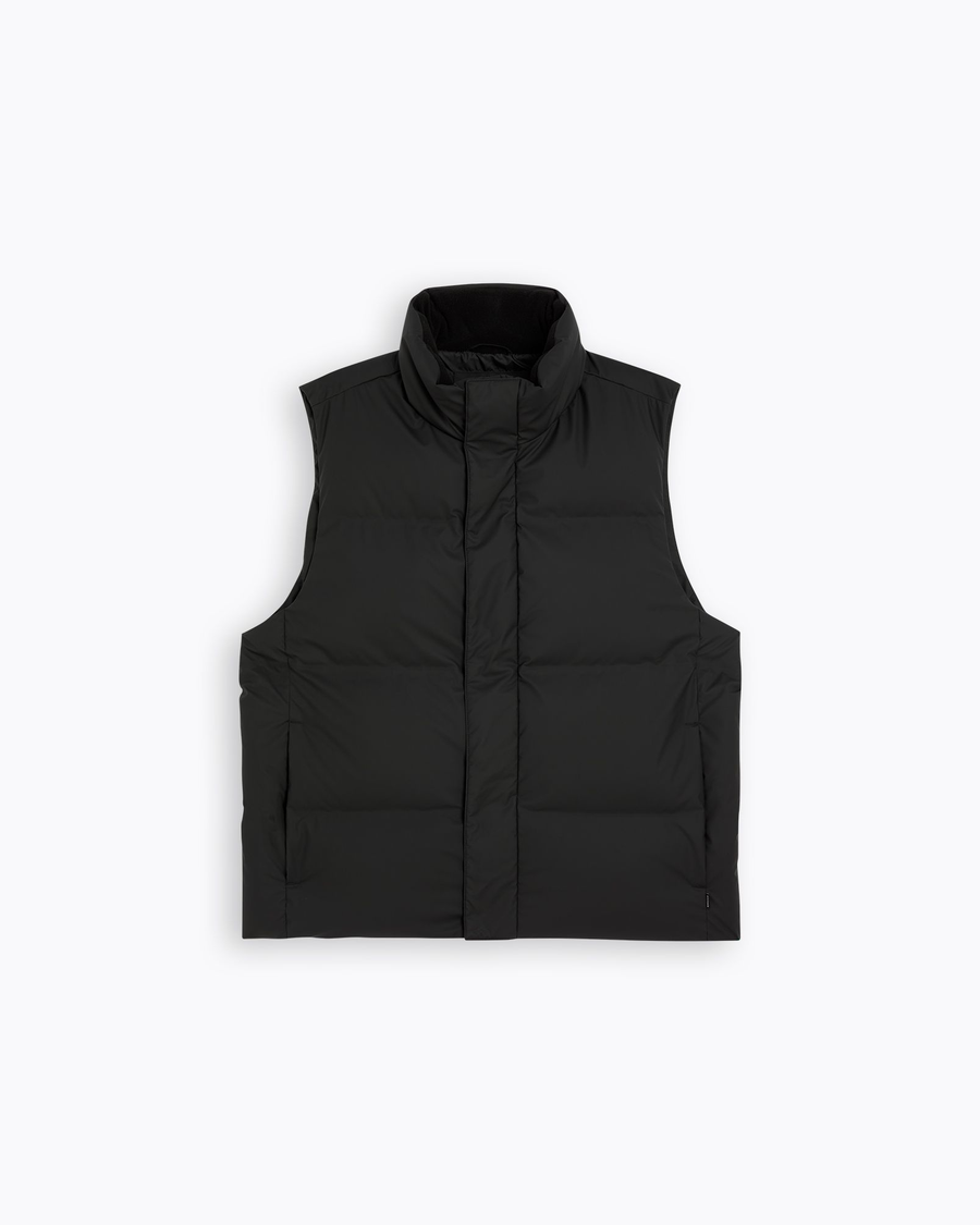 Mens black down vest online