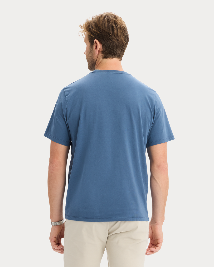 View of model wearing Bering Sea Graphic Tee, Regular Fit.