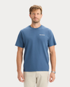 Front view of model wearing Bering Sea Graphic Tee, Regular Fit.