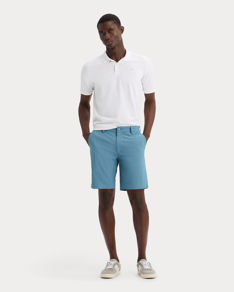 View of model wearing Bluestone Go Airweave Short.