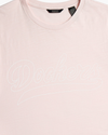 View of model wearing Calcite Graphic Tee, Slim Fit.