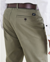 View of model wearing Camo Men's Skinny Fit Original Chino Pants.