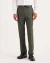 Front view of model wearing Chimera Signature Iron Free Khakis, Slim Fit with Stain Defender®.
