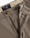 View of model wearing Chocolate Chip Crafted Khaki Pants, Slim Fit.