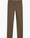 View of model wearing Coffee Liquer Crafted Khaki Pants, Slim Fit.