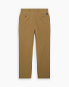 View of model wearing Ermine Crafted Khaki Pants, Slim Fit.