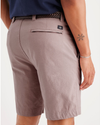 View of model wearing Fawn Alpha Chino Shorts, Straight Fit.