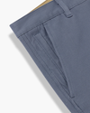 View of model wearing Folkstone Gray Smart 360 Knit Chino Pants, Skinny Fit.