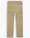 View of model wearing Harvest Gold Utility Cargo Pant, Straight Fit.