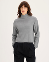 Mockneck Sweater, Relaxed Fit