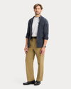 View of model wearing India Ink Oxford Shirt, Slim Fit.