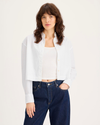 Boxy Cropped Shirt, Relaxed Fit