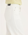 Side view of model wearing Mainsail Women's High Straight Sutter Pants.