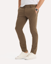 View of model wearing Morel Go Activeflex Chino, Skinny Fit.