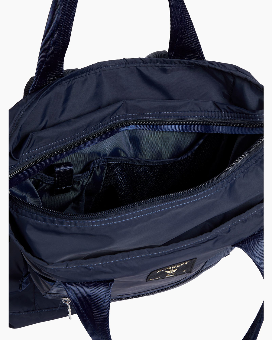 View of  Navy Blazer Men's Packable Bagpack.