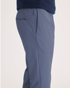 Side view of model wearing Ombre Blue Go Jogger, Slim Fit with Airweave.