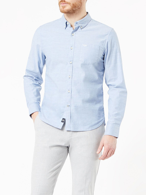 Men's Slim Fit 2 Button Collar Shirt