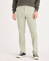 Front view of model wearing Pure Cashmere Alpha Chino Pants, Slim Fit.