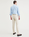 Back view of model wearing Sahara Khaki Men's Skinny Fit Original Chino Pants.