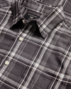 View of model wearing Thunderstorm Gray Original Shirt, Slim Fit.